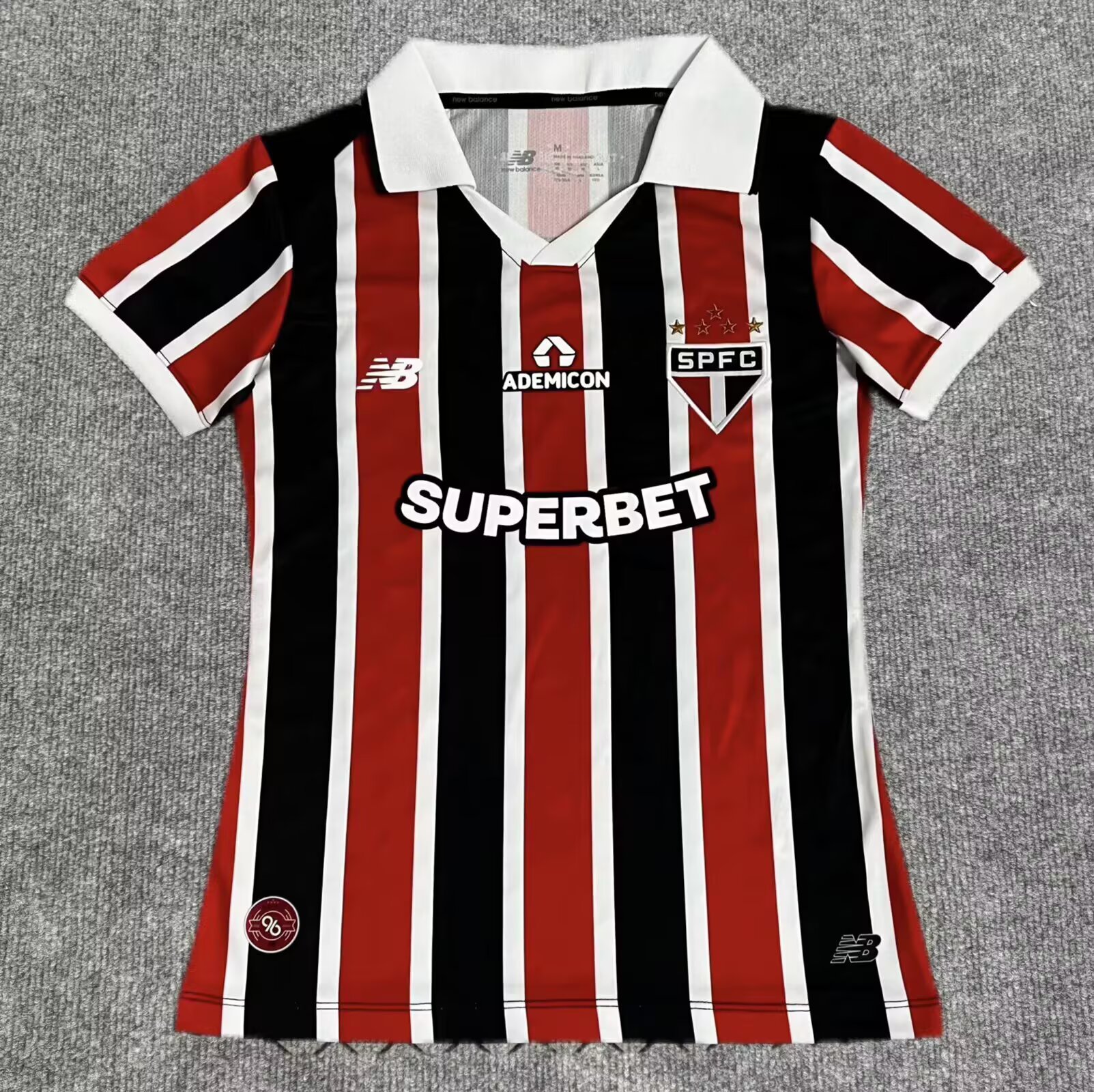AAA Quality Sao Paulo Woman 26/27 Away Black/Red Soccer Jersey
